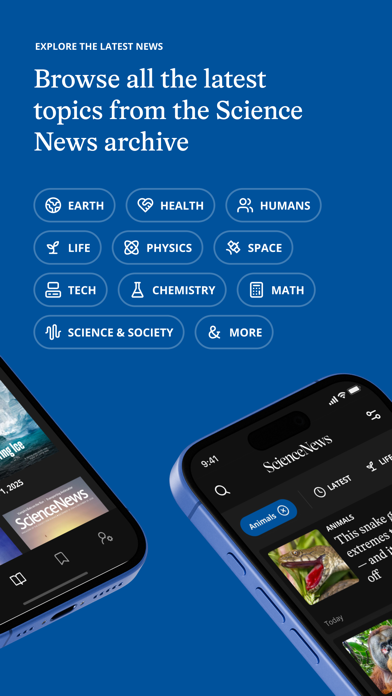 Science News Magazine Screenshot