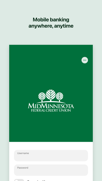 Mid-Minnesota Online Banking Screenshot