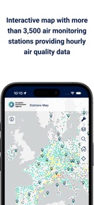 European Air Quality Index screenshot