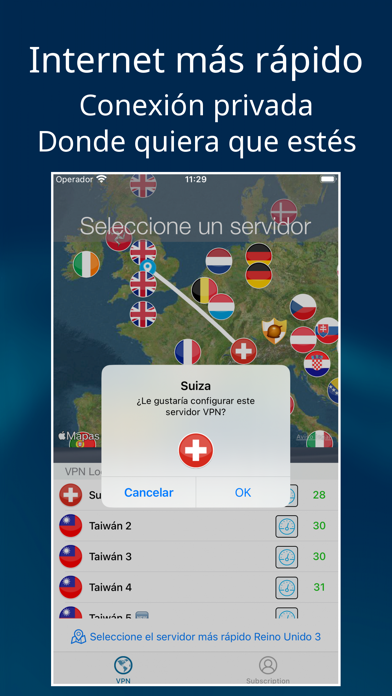 Flow VPN: VPN rápida y segura screenshot 2