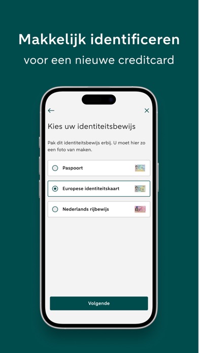 ABN AMRO Creditcard Screenshot