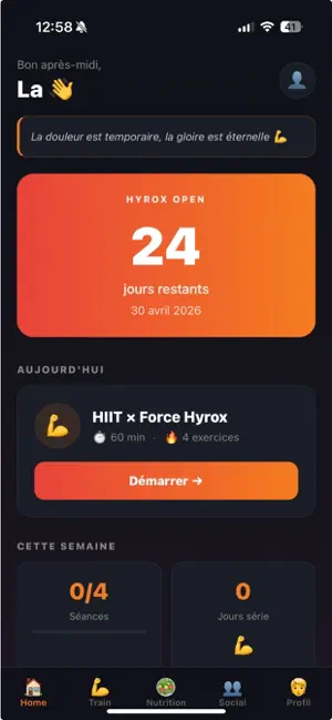 HYPREP - Hyrox Training screenshot 1