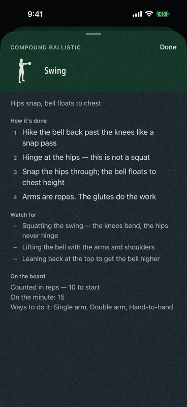 SingleBell: Kettlebell Workout screenshot 8 of 10