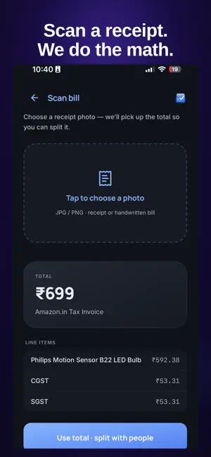 Hisab -Split Bills & Settle Up screenshot 2