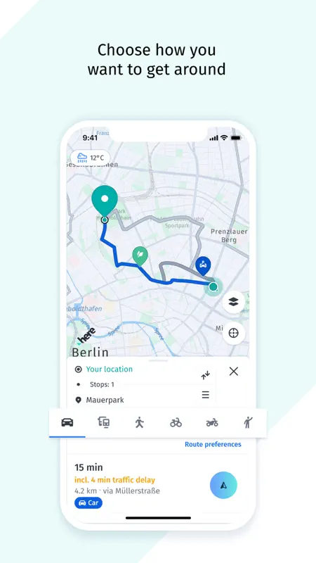 HERE WeGo Maps & Navigation screenshot 4 of 9