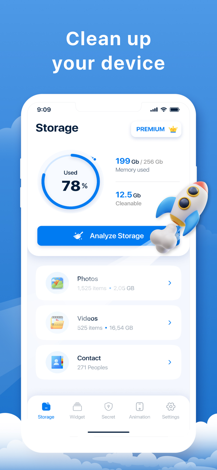 AI Cleaner Clean Storage