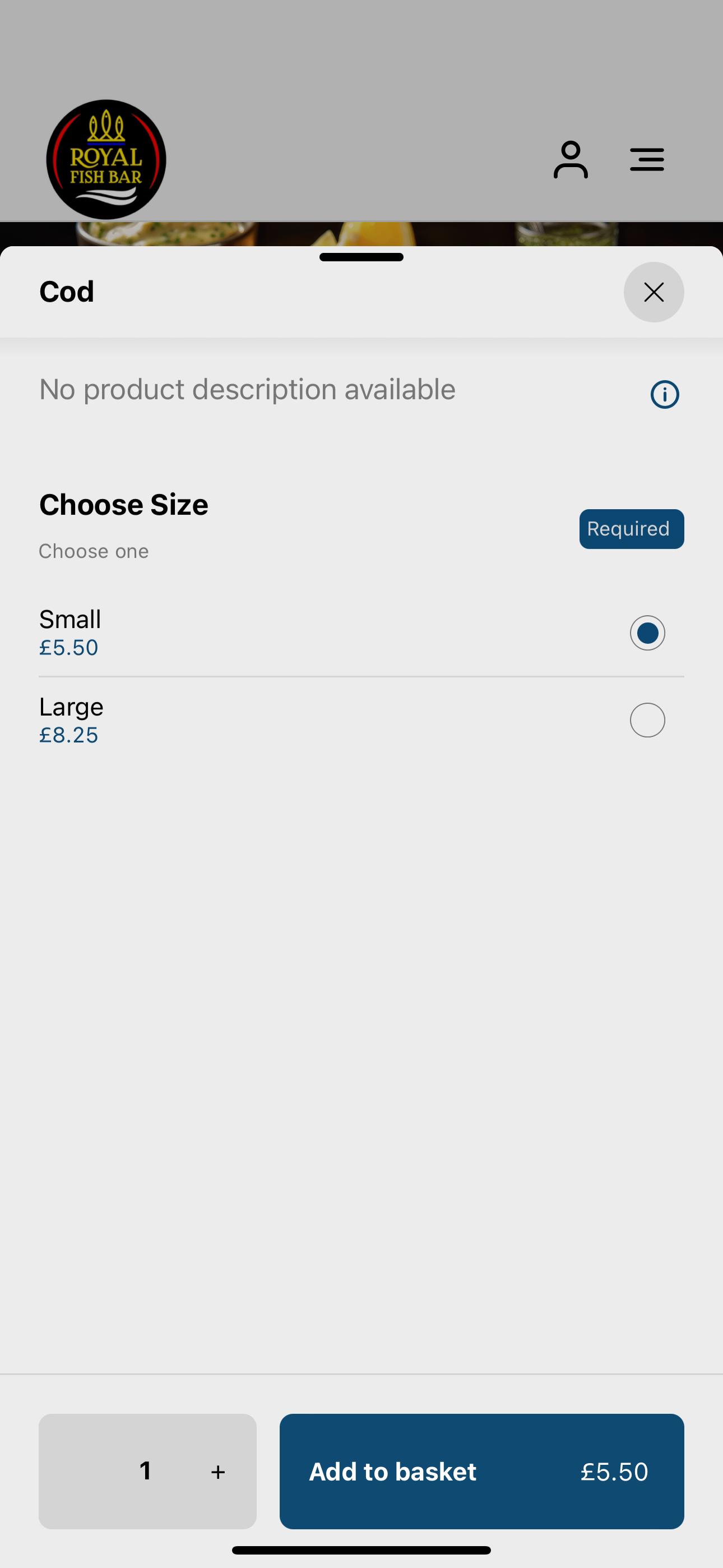 Royal Fish Bar UK screenshot 4