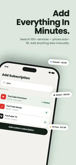 Subscription Manager — Dime screenshot 2