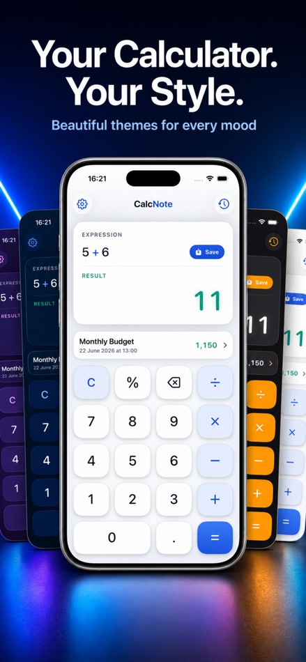 #1. iCalculator: Widget & History (iOS) Av: Tran Thi Kim Mo