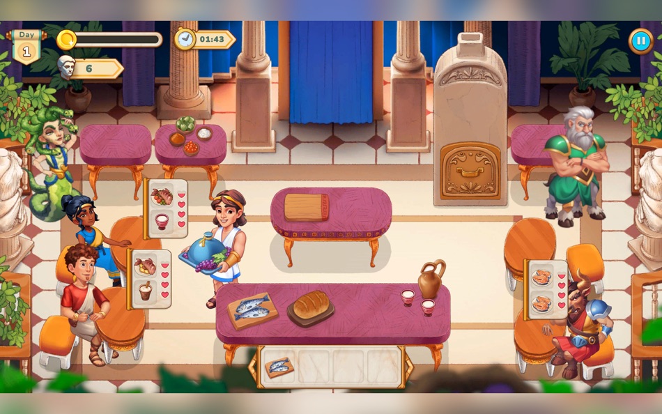 #7. Greek Kitchen Frenzy Dionysus (macOS) By: Duality Interactive