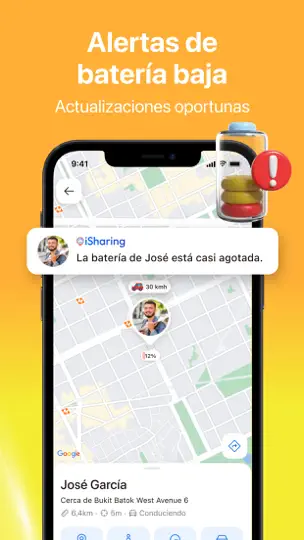 Captura de pantalla de Rastreo De Ubicación Móvil GPS en iPhone 7