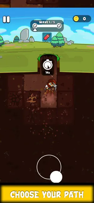 Digging Defense screenshot 1