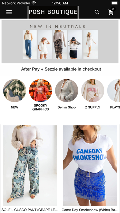 Shop Posh Boutique Screenshot 1 - AppWisp.com Shop Posh Boutique Screenshot 1 - AppWisp.com