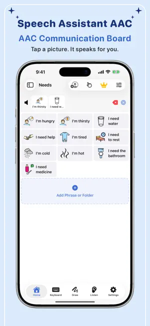 Speech Assistant - AAC Pad screenshot 1