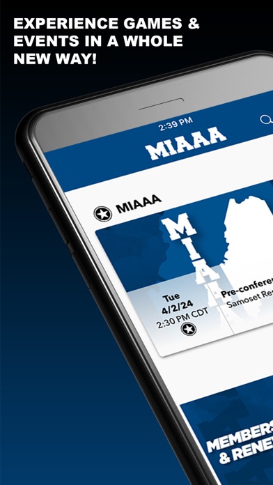MIAAA - Maine Screenshot
