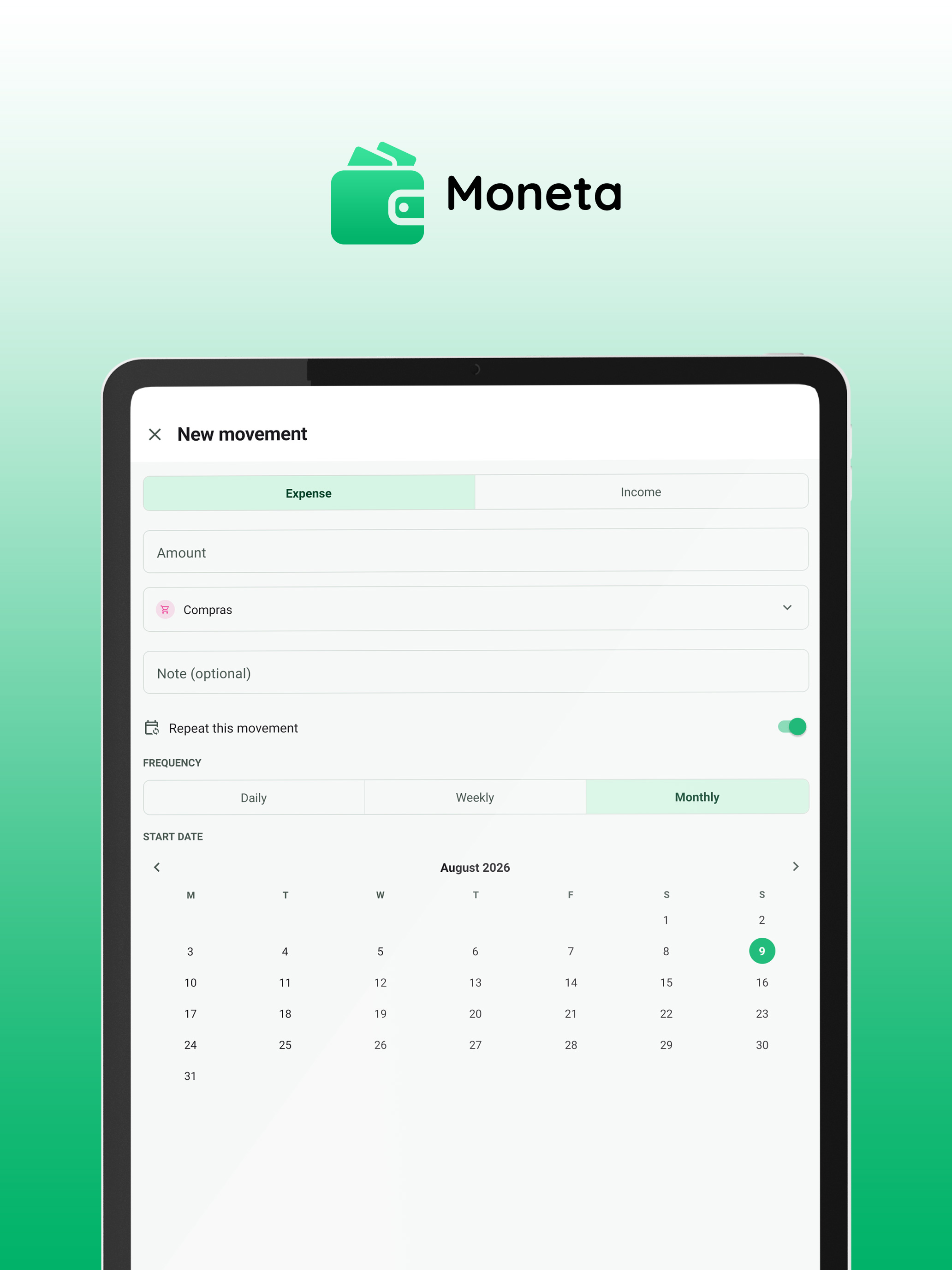 Moneta: Expense Tracker screenshot 5