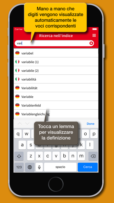 Screenshot #2 pour Dizionario Tecnico Tedesco