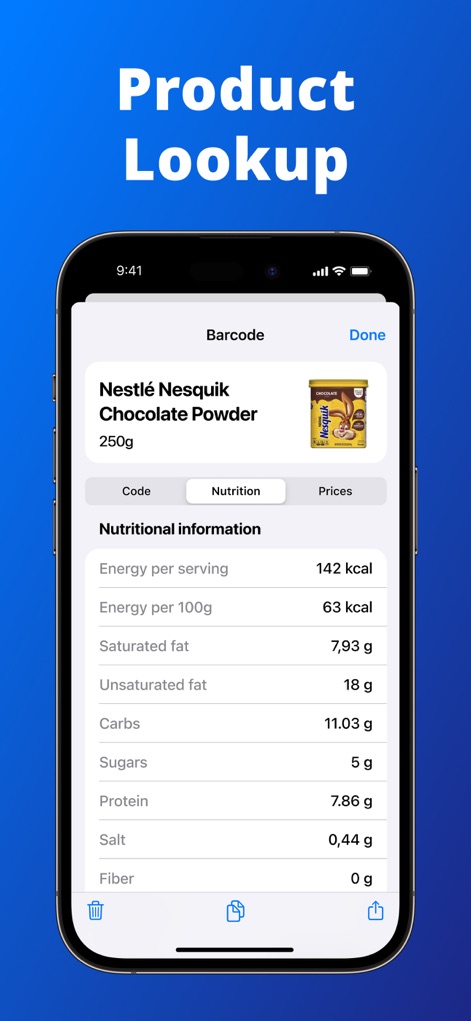 QR Code Reader，Barcode Scanner - Detailed Product Info