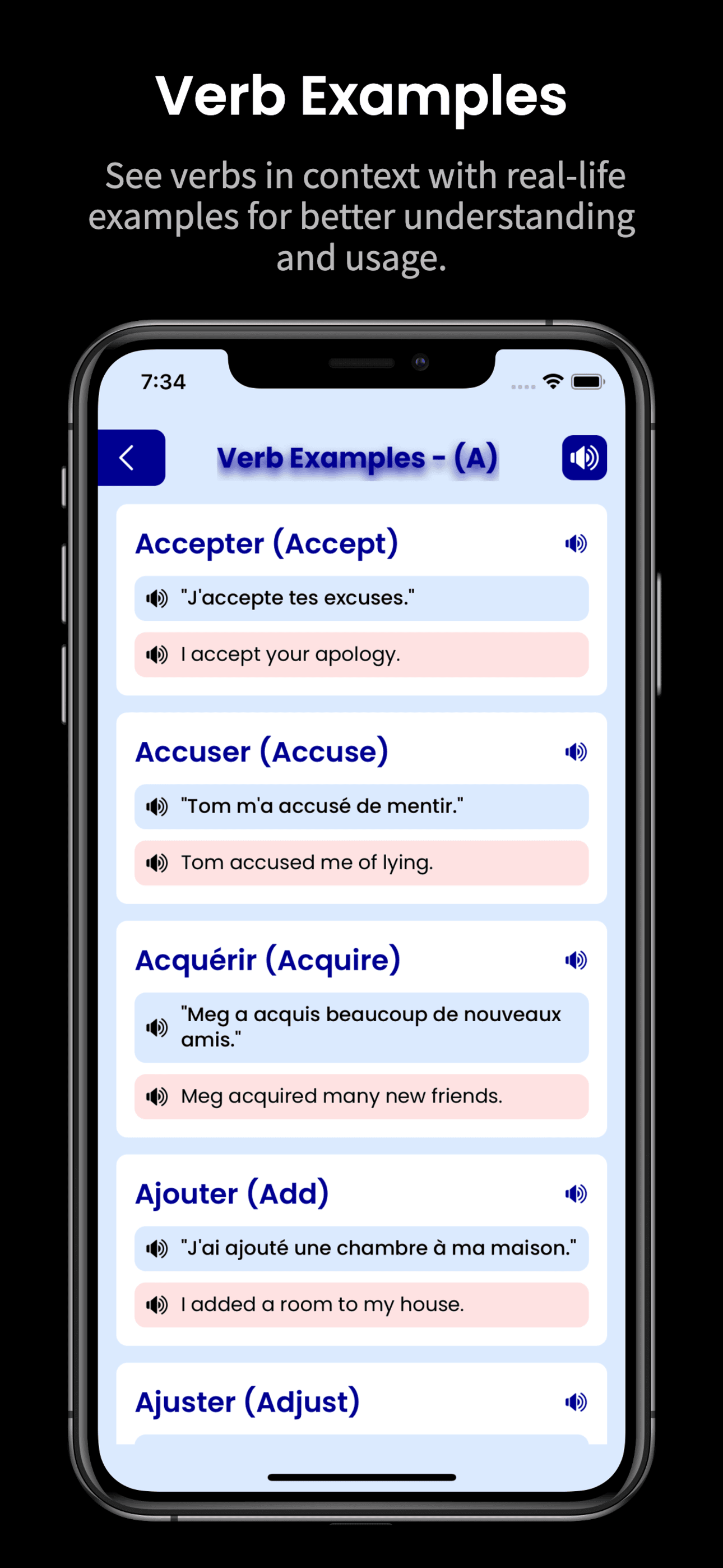 Learn French: Verb Forms screenshot 4
