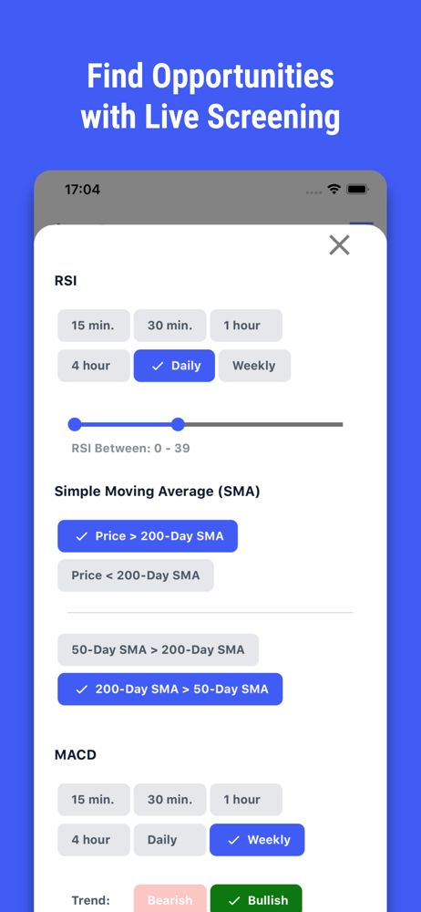 Finexlo: Stock Alerts & RSI screenshot 3