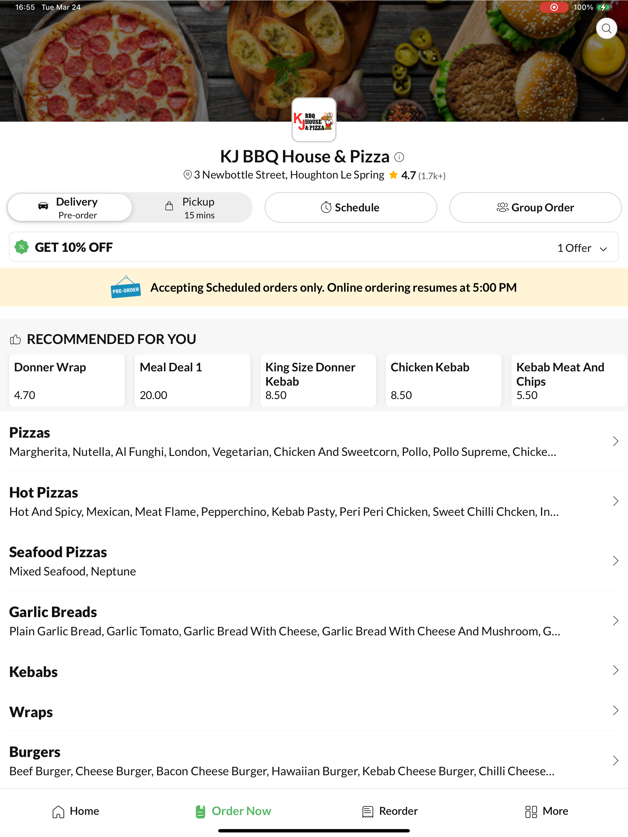 KJ BBQ House & Pizza. screenshot 6