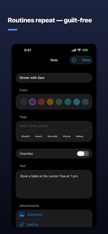 Penna: ADHD Visual Day Planner screenshot