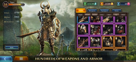 Fight Legends: Sword Fighting - Delve into the comprehensive customization interface, allowing users to equip hundreds of unique armor pieces and fine-tune character stats.