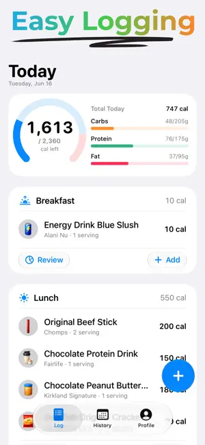 CalTrak: Calorie Tracker screenshot 2