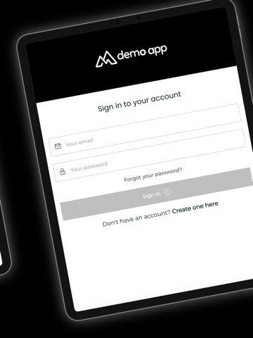 Membership.io Demo App iPad screenshot