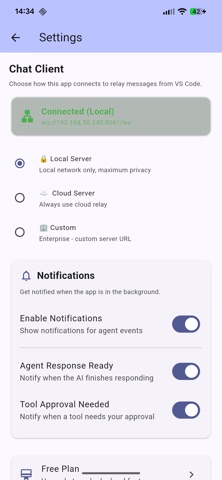 Remote Agents screenshot