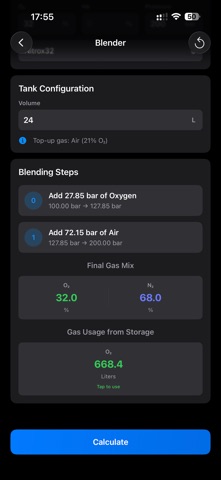 Gas Blend Pro Screenshot 1 of 3