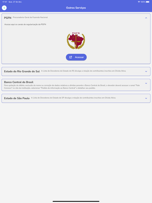 Screenshot #6 pour Dívida Aberta