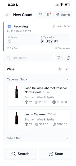 Tare: Restaurant Inventory screenshot 2