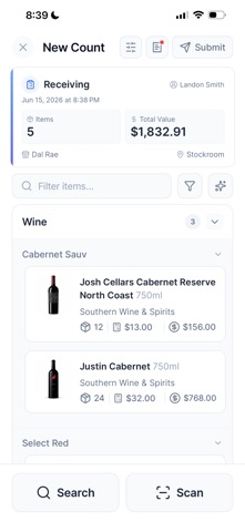 Tare: Restaurant Inventory screenshot