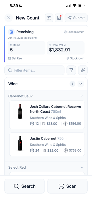 Tare: Restaurant Inventory Screenshot 2 of 6