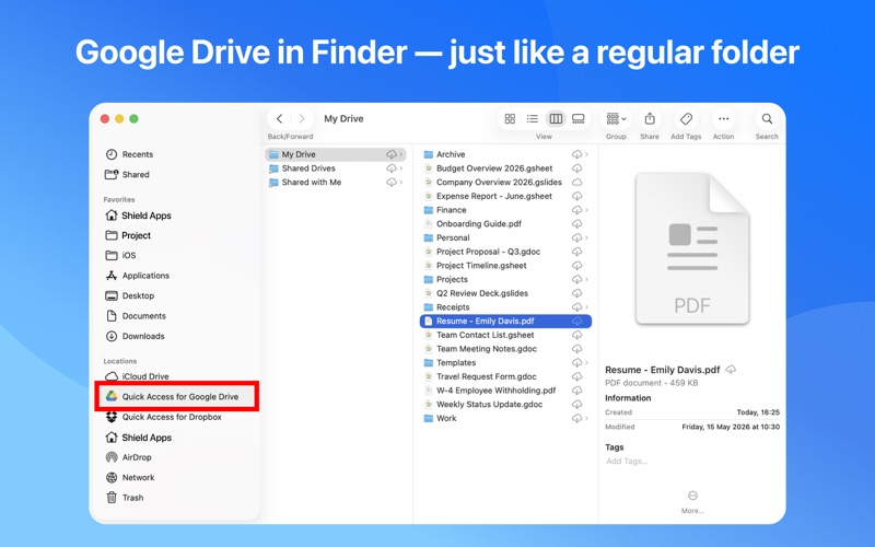 Quick Access for Google Drive Screenshot 2 of 10