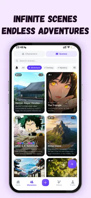 Komiko: IA Personagem, Arte iPhone screenshot 4