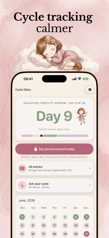 Ovulation&menstrual tracker Screenshot 1 of 6