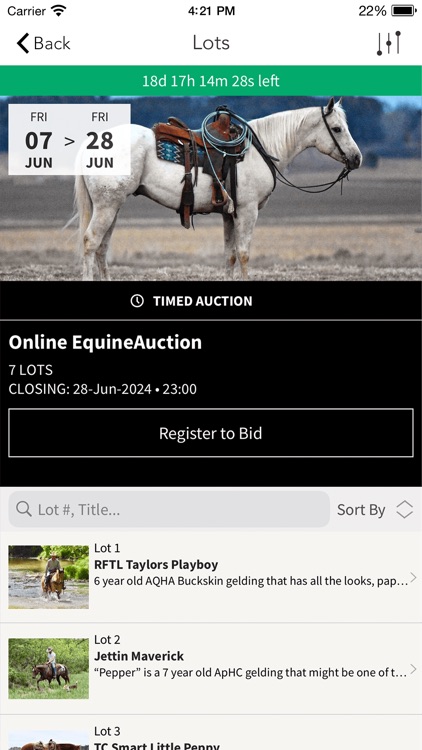 EquineAuction screenshot-3