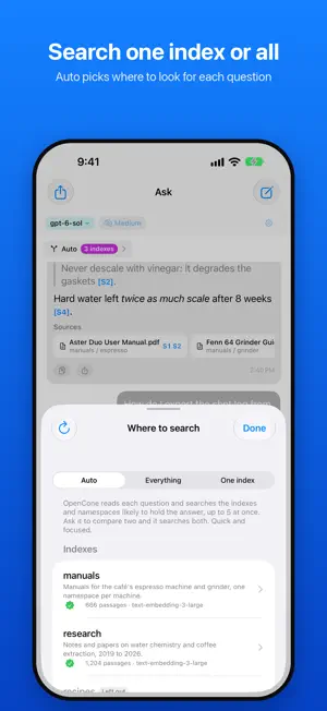 OpenCone screenshot 2