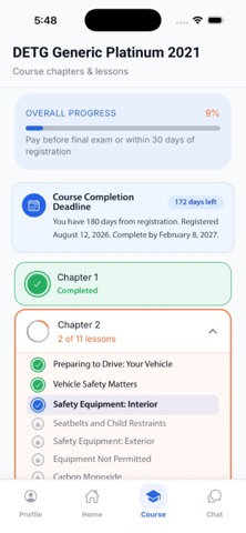 DriverEdToGo Driver Education app screenshot 3