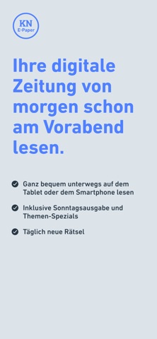KN/SZ E-Paper - Nachrichten iPhone screenshot 1