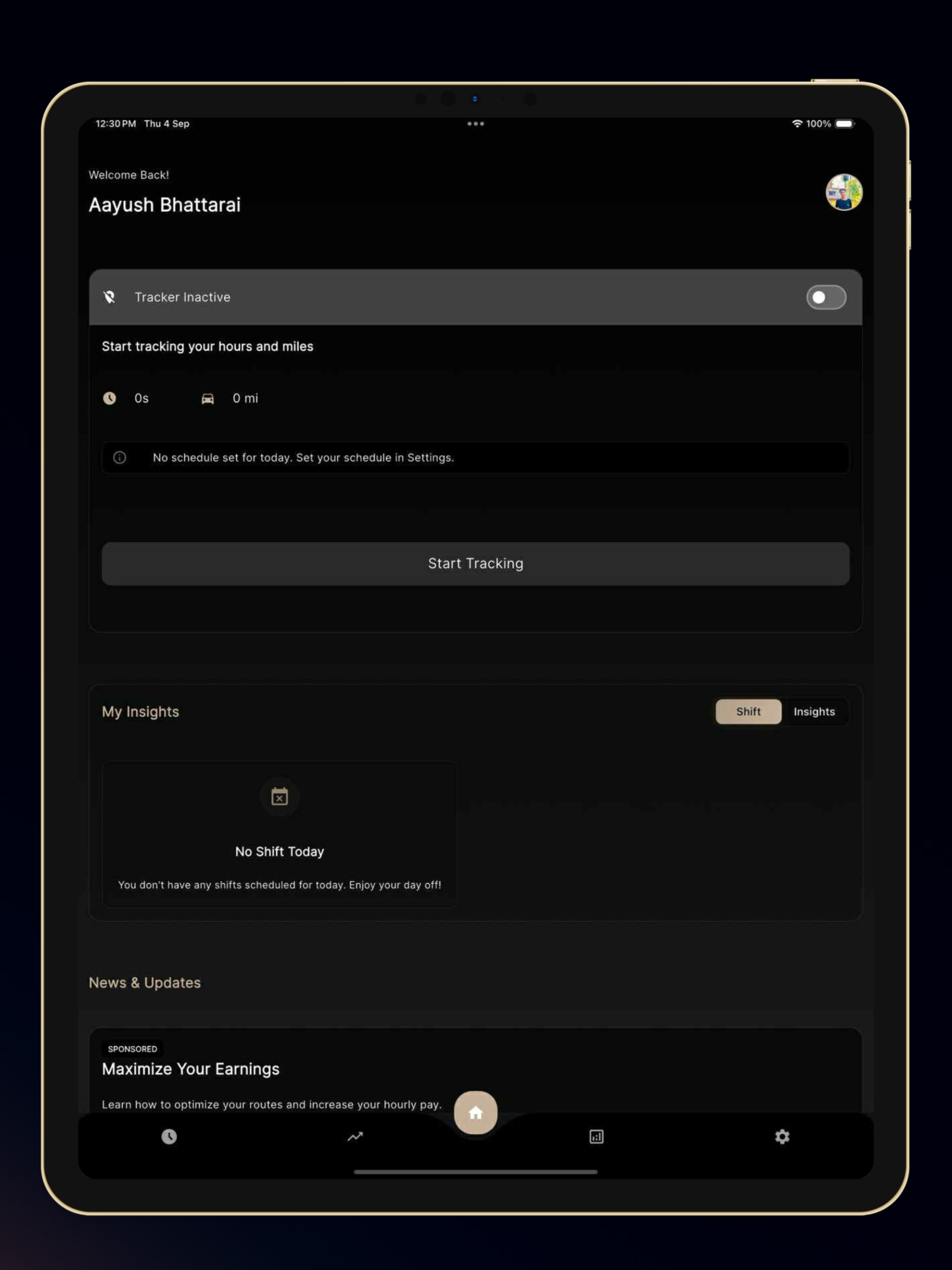 Gigways: Driver Tools & Trips