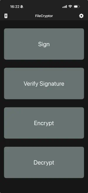 FileCryptor screenshot 1