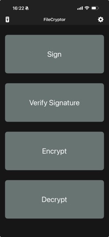 FileCryptor Screenshot 1 of 9