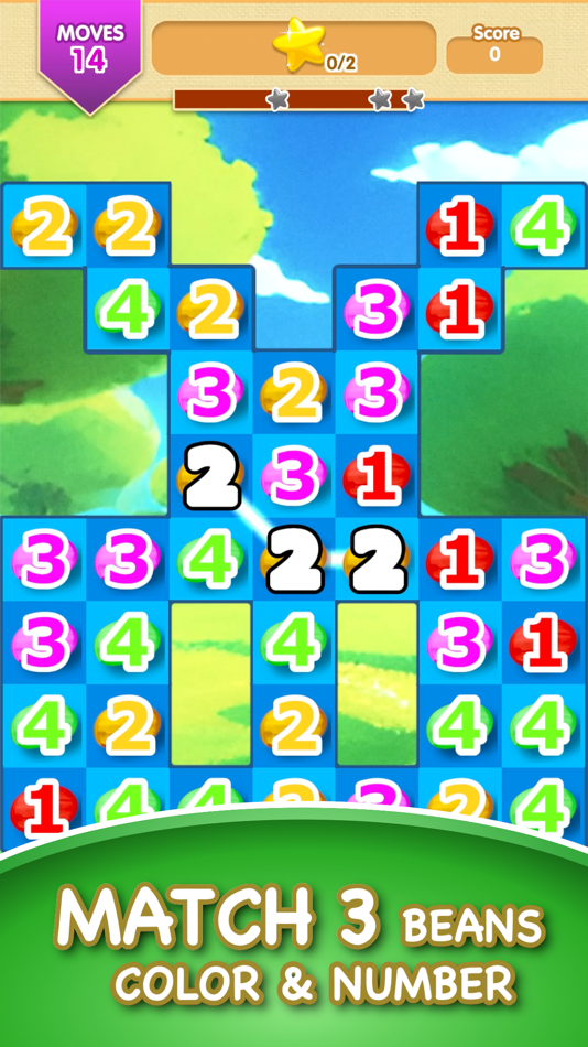 #1. Beans Connect : Drag Match 3 (iOS) 由: KOHEI OKADA