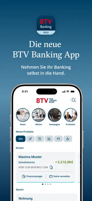 BTV Banking screenshot 1