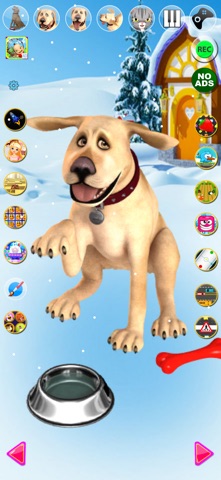 Talking John Dog - Frozen City iPhone screenshot