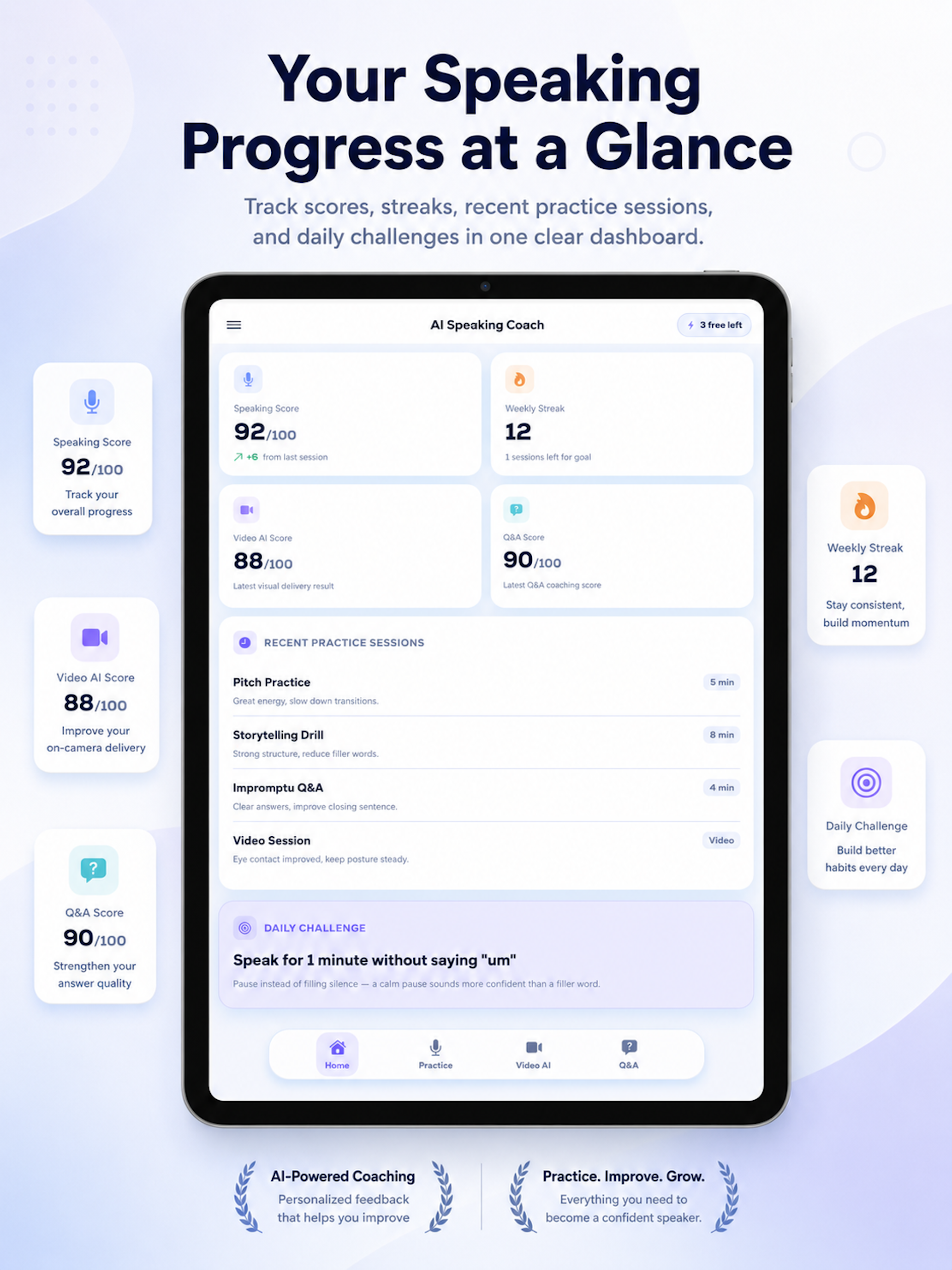 AI Coach: Public Speaking screenshot 5