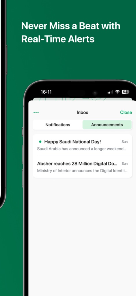 Absher | أبشر - Stay Informed Instantly